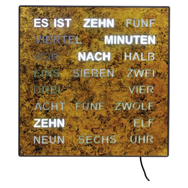 Reloj de mesa y pared AMS 1243 - Caja de plástico.