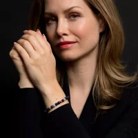 Pulsera de piedras de 6 mm (amatista, sodalita,...