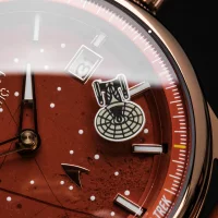 Holzkern Automatic NCC-1701-D - Jaspis/Rot