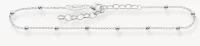 Fußkette mit Dots - 925 Sterling Silber
