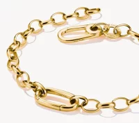 Glieder- Charm-Armband vergoldet- Thomas Sabo Modell:...