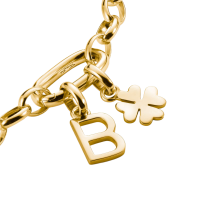 Thomas Sabo Charm-Anhänger, Glücksklee, 18k...