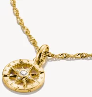 Thomas Sabo Charm-Anhänger, Kompass mit Sternen und...