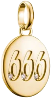 Thomas Sabo Charm-Anhänger Engelzahl 666 mit Steinen...