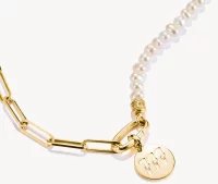 Charm-Anhänger, Engelszahlen 777, mit weißen Edelsteinen, aus Silber, vergoldet - Thomas Sabo Modell: CC1254-414-14