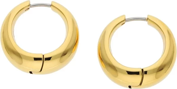 Creolen aus Titan, vergoldet - Boccia Jewelry Modell: 05096-02