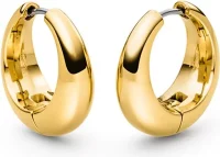 Creolen aus Titan, vergoldet - Boccia Jewelry Modell: 05096-02