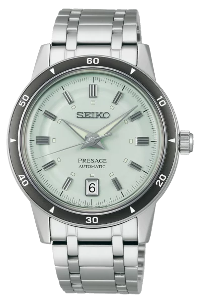Herrenuhr, Automatikuhr mit Mintgrünem Zifferblatt - Seiko Modell: SRPL71J1