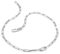 Thomas Sabo Charm-Kette Paperclip mit einem Connect Link Silber