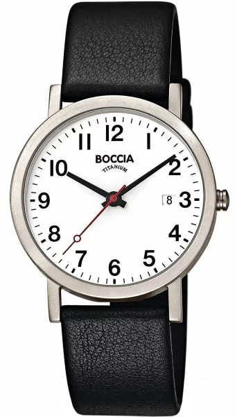 Herrenuhr Allergikerfreundlich - Boccia Modell: 3622-03