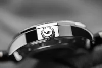 Reloj de hombre negro con correa de cuero - Modelo Vostok Europe NH35-125A747