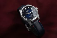 Reloj de hombre negro con correa de cuero - Modelo Vostok Europe NH35-125A748