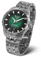 Reloj de hombre plateado con correa de acero inoxidable -...