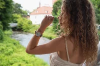 Reloj de mujer color oro rosa con correa de cuero - Modelo Vostok Europe: VS42-125B754