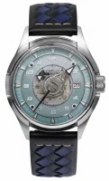 Reloj de hombre azul con correa de cuero - Modelo Colani:...