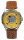 Reloj de hombre amarillo con correa de cuero - Modelo Colani: 1372-5