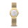 Reloj de mujer de acero inoxidable color oro con elementos de cristal - Bering - Modelo: 10126-334