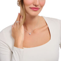 Collar de plata de ley 925 con colgante en forma de gota...