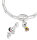 Colgante de encanto de plata de ley reciclada 925 Charlie Brown PEANUTS Connect Thomas Sabo Modelo: CC1304-664-4