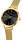 Reloj de mujer de acero inoxidable color oro con correa de malla milanesa, modelo Bering: 13434-332.