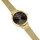 Reloj de mujer de acero inoxidable color oro con correa de malla milanesa, modelo Bering: 13434-332.