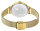Reloj de mujer de acero inoxidable color oro con correa de malla milanesa, modelo Bering: 13434-332.