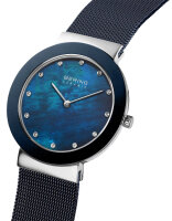 Reloj de mujer de cerámica y acero inoxidable con...