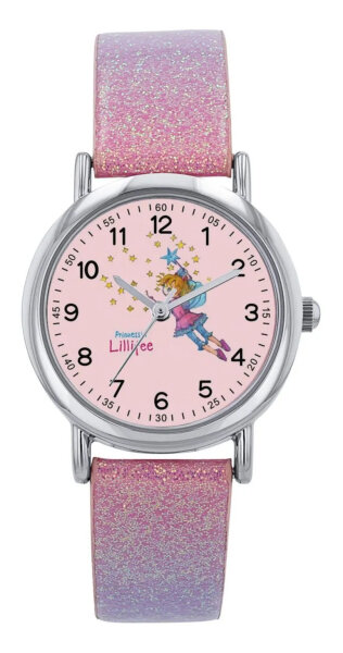 Armbanduhr aus Alloy mit Kunstleder-Armband mit Prinzessin Lillifee-Motiv, Prinzessin Lillifee Modell: 2040170