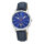 Master Time MTGA-10958-32L Funkuhr Herrenuhr Aviation Blau Leder