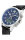 Herrenuhr Funk Solaruhr Edelstahl Blaues Zifferblatt Professional - Eco Tech Time Modell: EGA-11714-31L