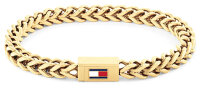 Tommy Hilfiger Herren Armband Geflochtenes Goldfarbenes...