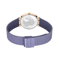 Damenuhr BERING Classic Roségold Uhr - Elegantes Lavendel Zifferblatt, Milanaiseband Bering Modell:10135-968