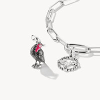 Wednesday Krähe Zirkonia Connect Charm-Anhänger aus 925 Sterling Silber - Thomas Sabo Modell: CC1318-691-11