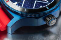 Herrenuhr, Automatikwerk, Kosmosblaues Aventurin-Zifferblatt - Vostok Europe "Object X" Modell: NH35-599E776