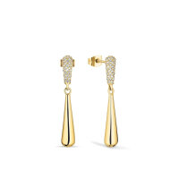 Ohrstecker - Arctic Pave Gold Zirkonia - BERING Modell:...