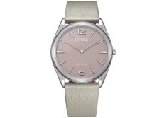 Unisexuhr, Ultra-Slim Eco-Drive, Pinkes Zifferblatt - Citizen Modell: AR3120-41X