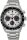 Herrenuhr, Solar-Chronograph aus Edelstahl - Weißes Zifferblatt - Seiko Modell: SSC961P1
