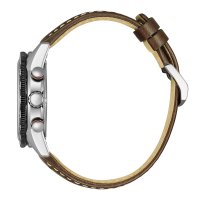 Herrenuhr, Chronograph aus Edelstahl- Weißes Zifferblatt - Citizen Modell: CA4714-04A