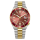 NJ0234-58X Herren Edelstahl rot ⌀ 40mm