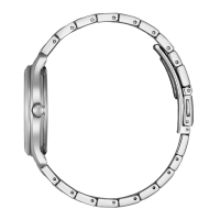 Damenuhr, Eco-Drive aus Edelstahl - Weißes Zifferblatt - Citizen Modell: FE6121-67A