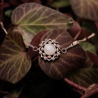 Composition Gem Armband (Mondstein/Rosé) | Holzkern