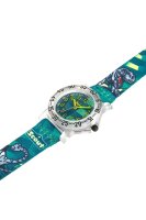 Scout Kinderuhr analog aus der Serie "IT-Collection" mit grünem Kunstlederband Dino-Motiven und Quarzwerk