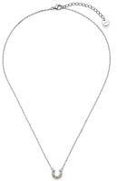 Kette mit Hufeisen-Anhänger und bunten Steinen - s.Oliver