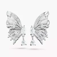 Ohrstecker Schmetterling Butterfly Paradise mit Steinen Silber