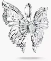 Anhänger Schmetterling Butterfly Paradise mit Steinen Silber