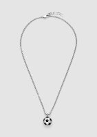 Kette mit Fußball-Anhänger aus Edelstahl -...