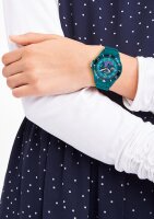 Kinderuhr, Silikonband mit Schmetterlingen, Minze - s.Oliver Modell: 182.209.185.2230.65C0