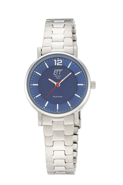 Damen Solaruhr mit blauem Zifferblatt - ETT Modell: ELS-12165-31M