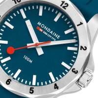 Numeri, Blaues Silicon, 42 mm
