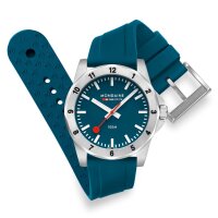 Numeri, Blaues Silicon, 42 mm